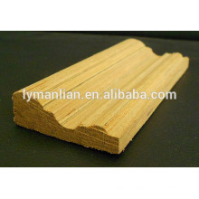 Bordes de madera de teca decorativos, molduras / madera de teca para la decoración de interiores, molduras de paneles de reconocimiento de techos / teca para decorativos